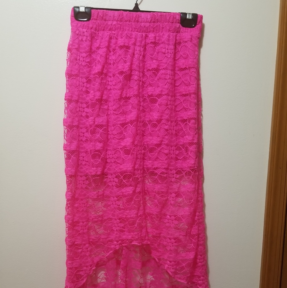 No Boundaries High Low Maxi Skirt